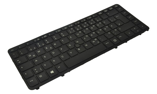 Backlit Keyboard w/ Point Stick (German)