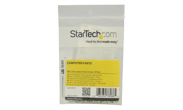 HDD Bracket Screws M3 (50 Pack)