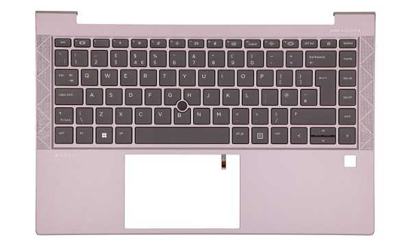 Top Cover w/Backlit Keyboard (UK)