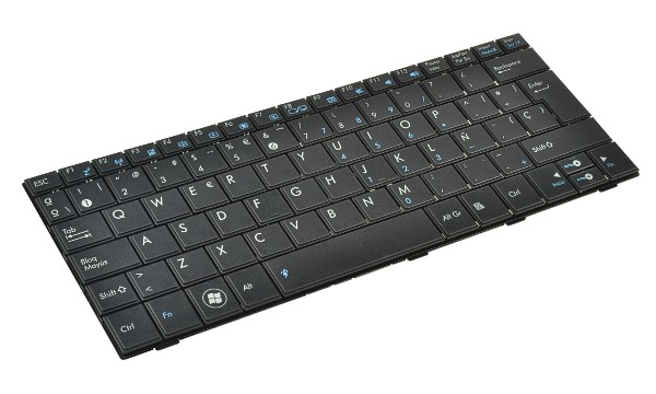EEE PC 1001PQD Keyboard - Spanish (Black)